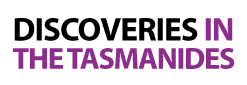Discoveries In The Tasmanides-Logo